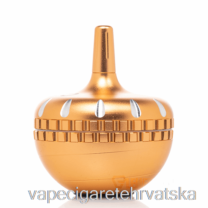 Vape Hrvatska Cheech Staklo 4 Part Spinner Grinder Gold